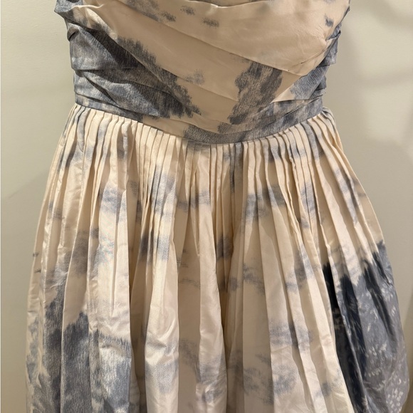 Oscar de la Renta toile du jouy silk chine gown. - Picture 5 of 8